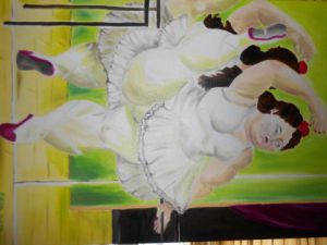 Voir le détail de cette oeuvre: Danseuse.. D'après Botero